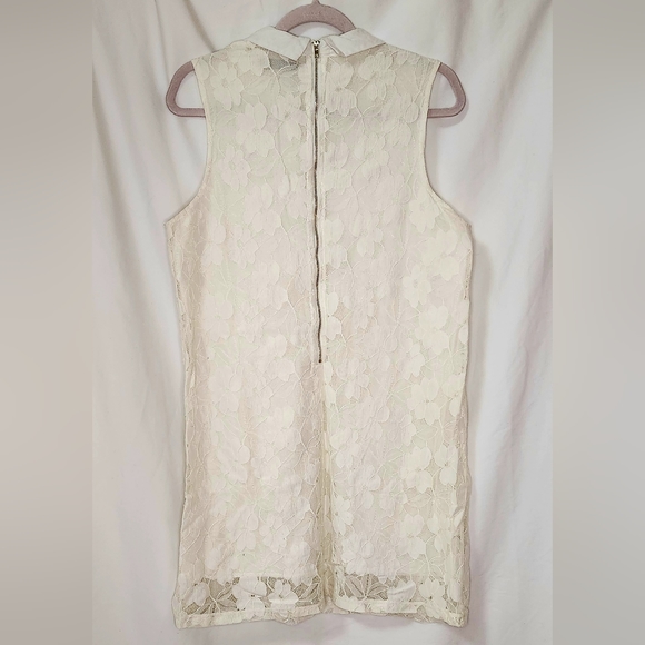 Floral Lace Collared Dress size 12 - Picture 2 of 2